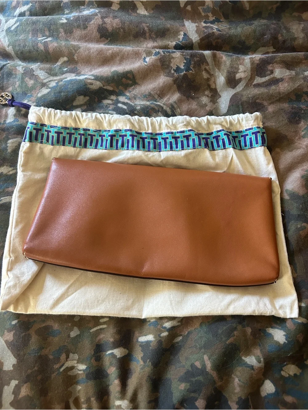 Tory Burch Tan Miller Clutch